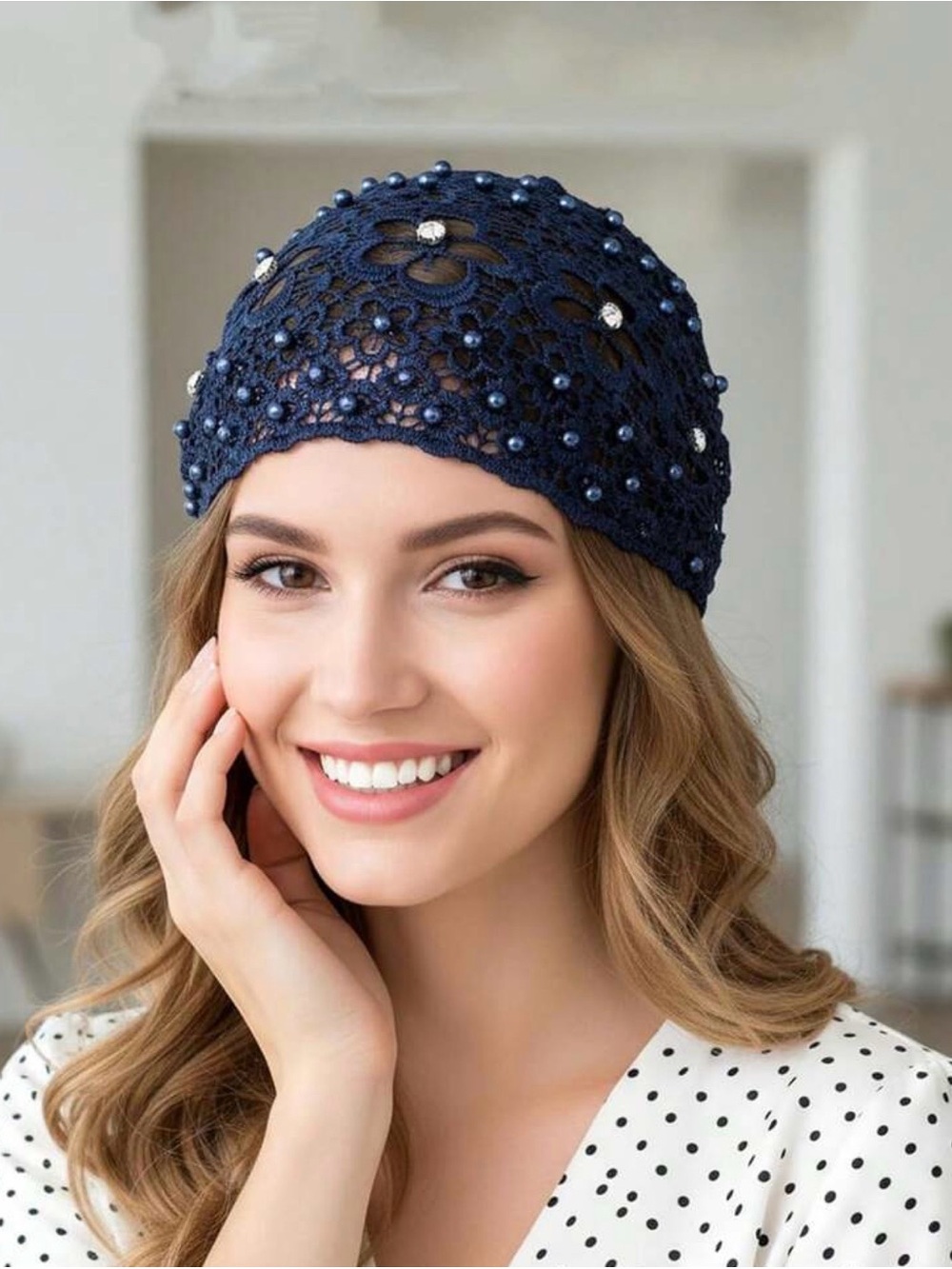 Roman Keflay 60’s Style Hand Made Crochet Hat